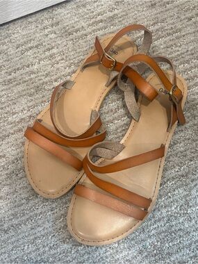 Gap Brown Strappy Sandals - Size 7